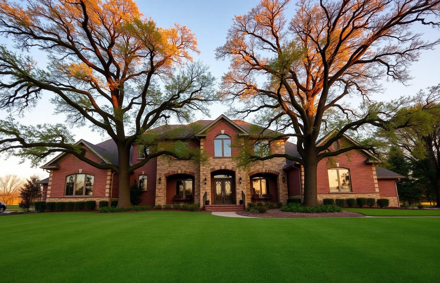 Traditional two-story home in the Springfield/Ozark region